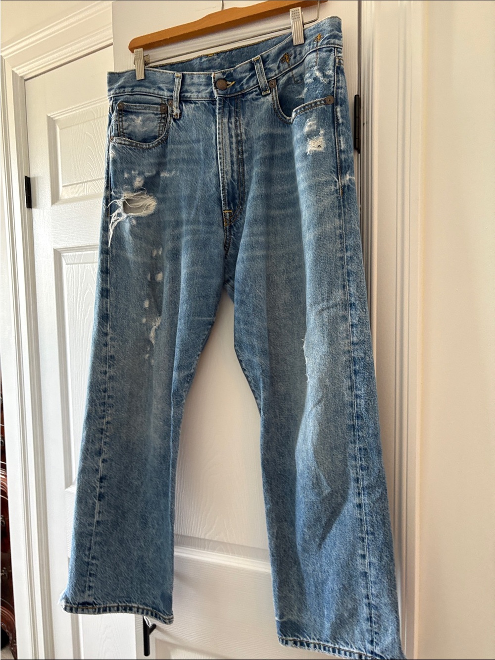 Women’s R13 Distressed Light Blue Jeans
